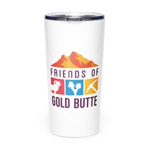 Tapered stainless steel tumbler